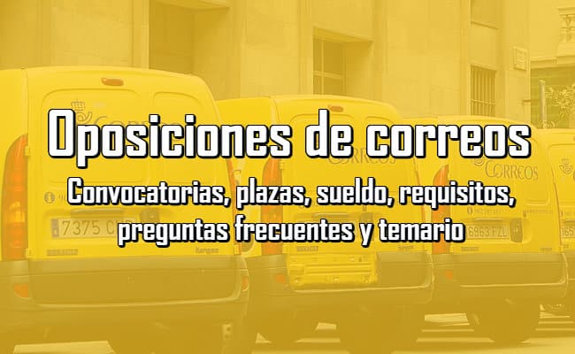 Estudia para entrar en Correos